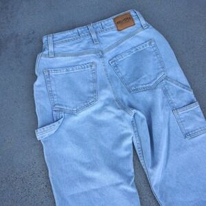 Hollister Women's Ultra High-Rise Dad Jeans Size 00S 24S Light Faded Wash